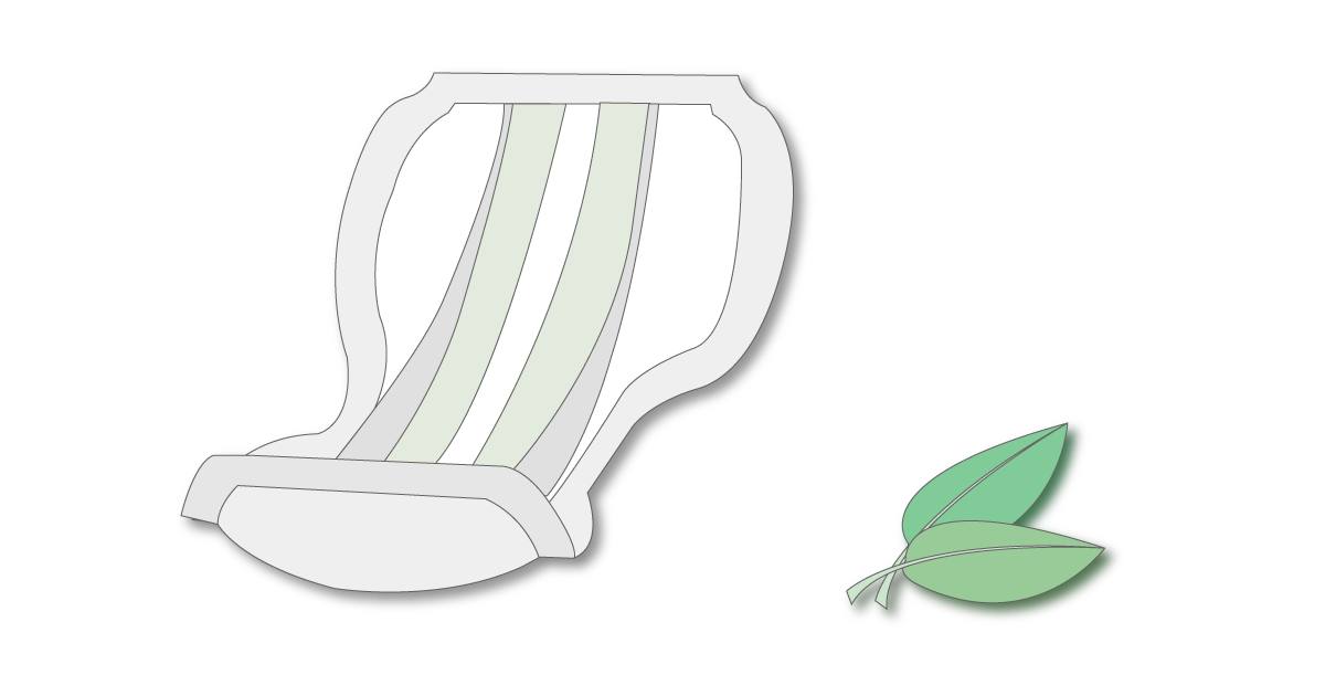 茶葉由来のカテキンによる消臭のイラスト