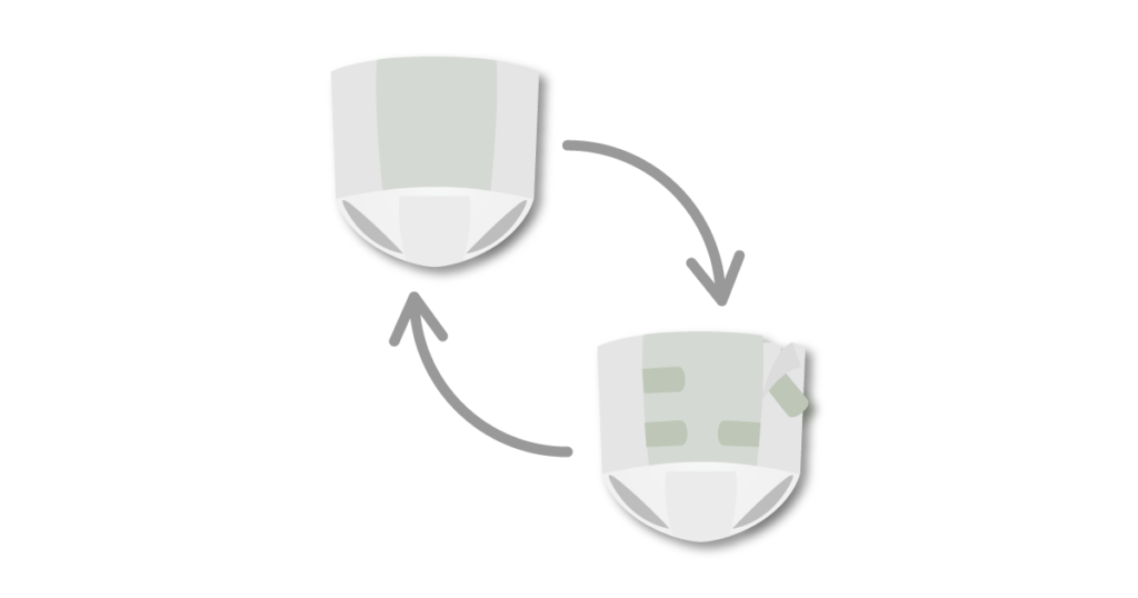 2way型おむつの特徴と使い方 おむつ情報局