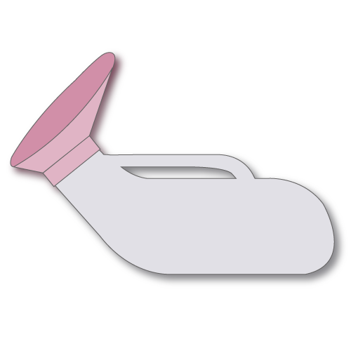 女性用尿瓶の受け口