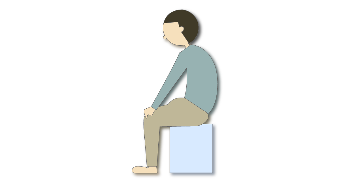 尿失禁パッドの重ね使いが座る姿勢に与える影響