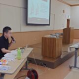 名古屋市の「おむつ選びの専門家」更新研修で講師を務める八木大志