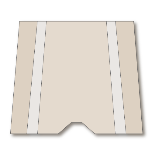Long-leg openable cloth pad-holding pants