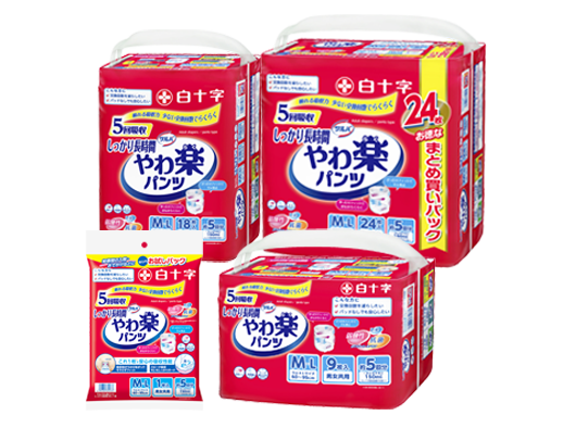 白十字 サルバ やわ楽パンツしっかり長時間の製品画像